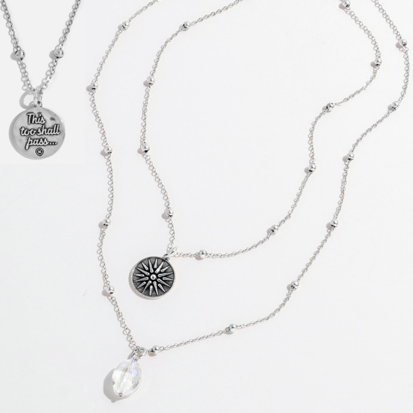 This Too Shall Pass Star Dainty Necklace