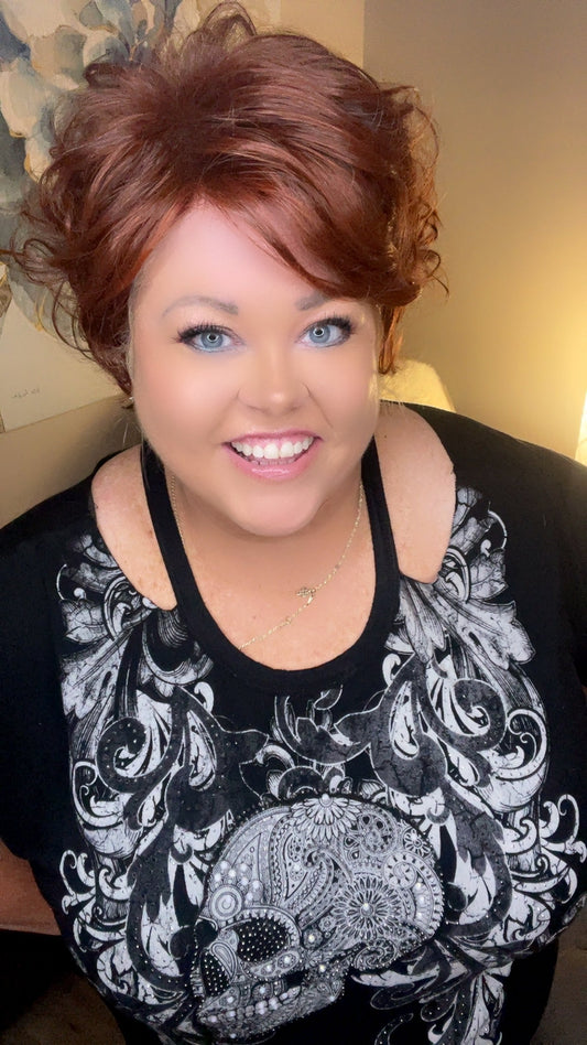 JOLENE CAYENNE RED HS Premium Luxury Wig *Sample A NOT RETURNABLE* LW3