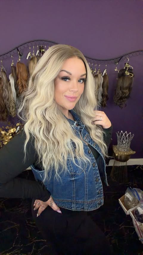 TALIA TAUPE SILK BLONDE NWOT HS SWISS LUXE WIG NW3