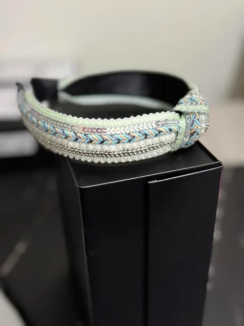 Bling and Boho Knot Headband Tiffany Blue LW3 A158