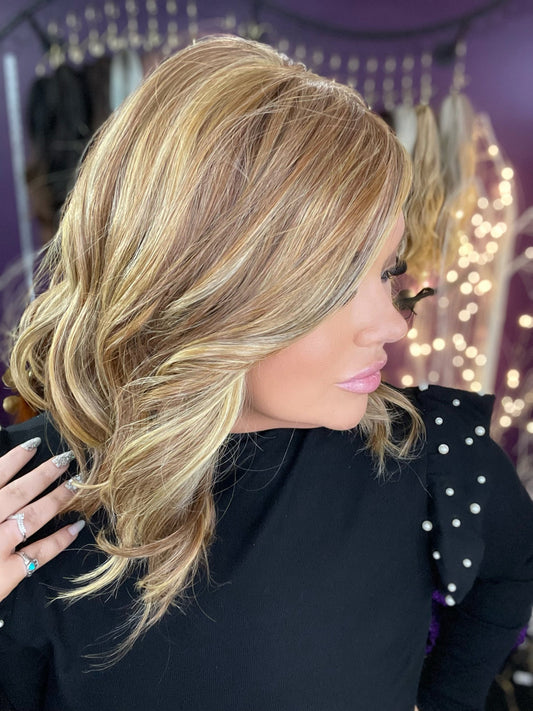 BILLIE BUTTERSCOTCH BLONDE HS HT NWT Platinum Luxury Wig LW3 AC1
