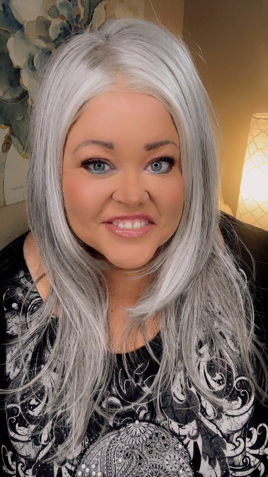 Blaze Silver Shadow NHS NWOT Premium Luxury Wig LW3-AC1