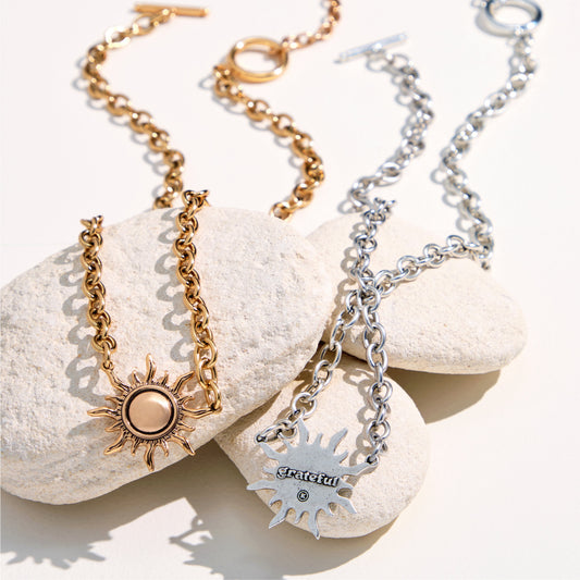 Grateful Sun Choker Necklace