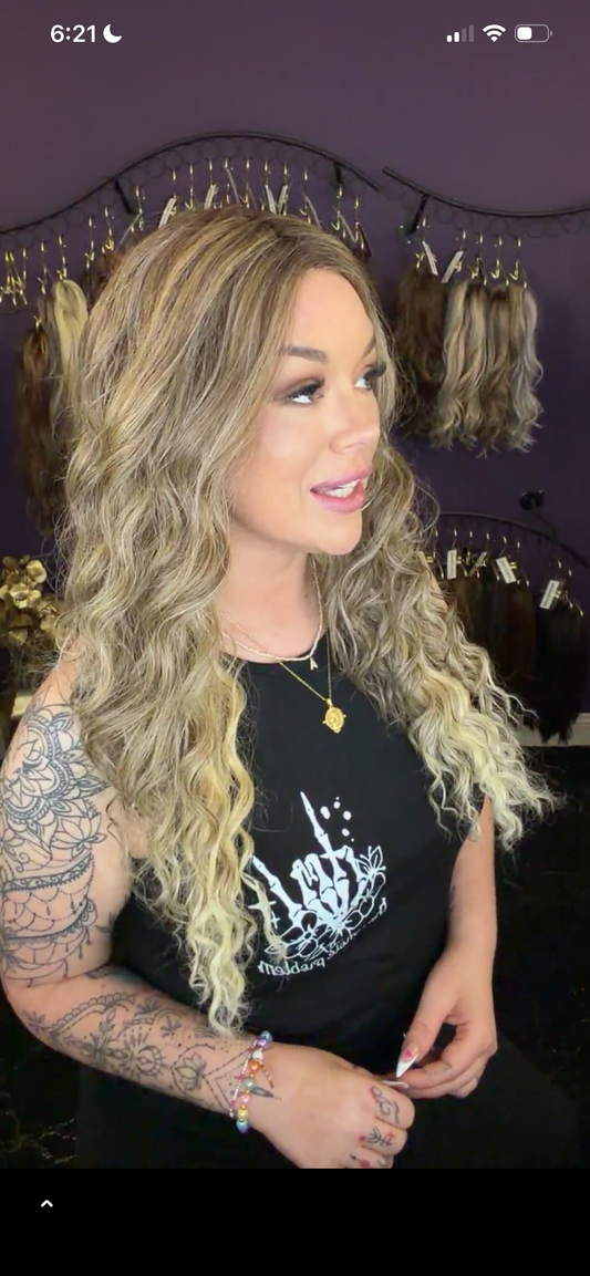 Bold Instinct Untagged Mystery Partial Monofilament HS LUXURY Wig LW3-AC1