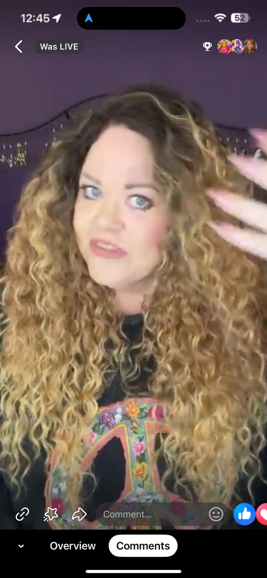 Boho Curls NWOT Basic Wig By Rebel Gypsy LW3-AC1