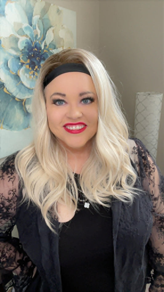 COVE Blonde Headband HS NWT BETTER THAN BASIC WIG BY CSC TN1 AC1