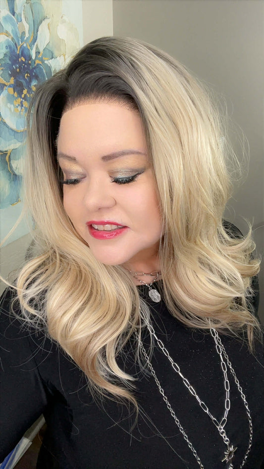 Ava Sugar Cookie Blonde Ascendant Luxury Wig LW3