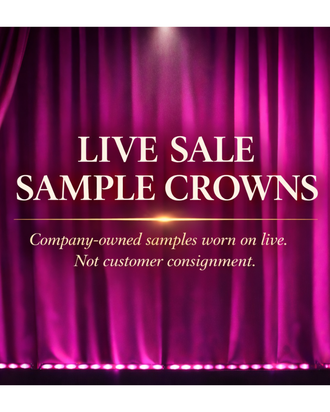 Live Sale Samples – The Encore Edition