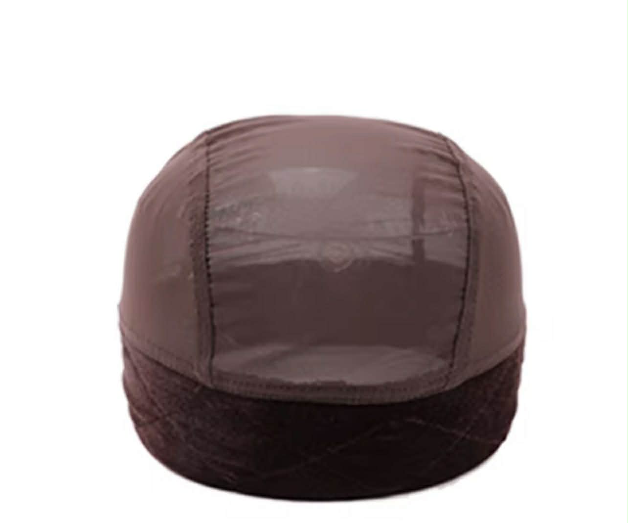 W16 Luxury Velcro Wig Cap and Wig Band Combo, Brown LW3