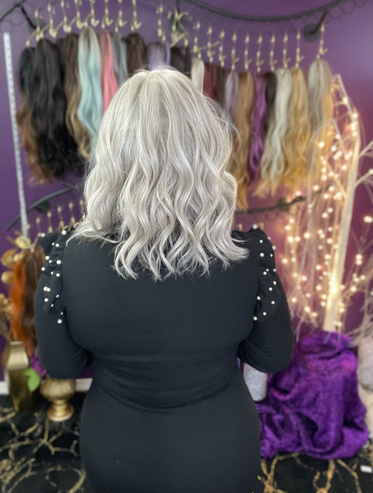 Billie Glamour Grey HT HS Platinum Luxury Wig Sample A Not Returnable LW3