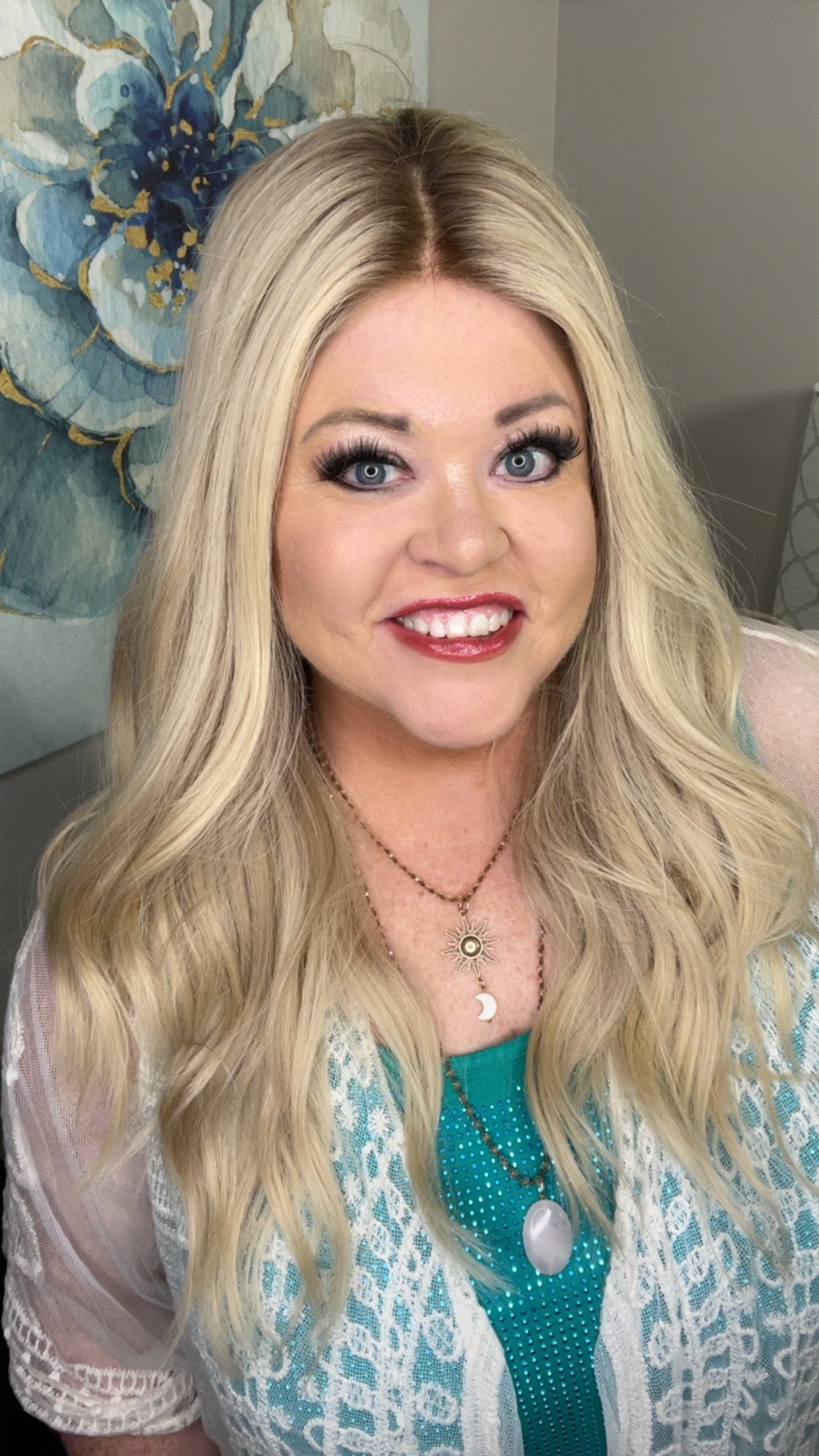 CHRISTY HUMAN HAIR WIG 28" WITH GRIP CAP LW3-AC1