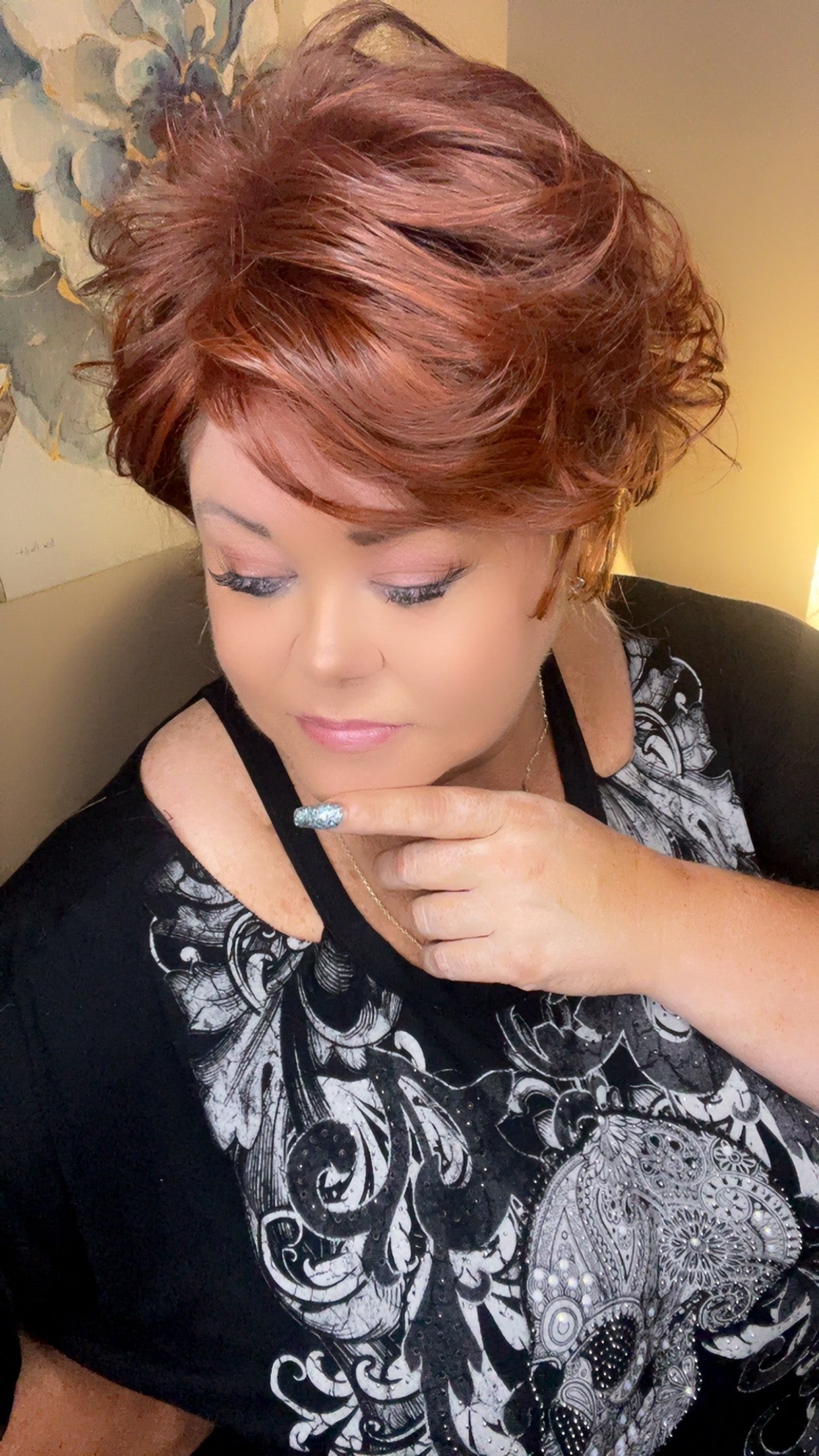 JOLENE CAYENNE RED HS Premium Luxury Wig *Sample A NOT RETURNABLE* LW3