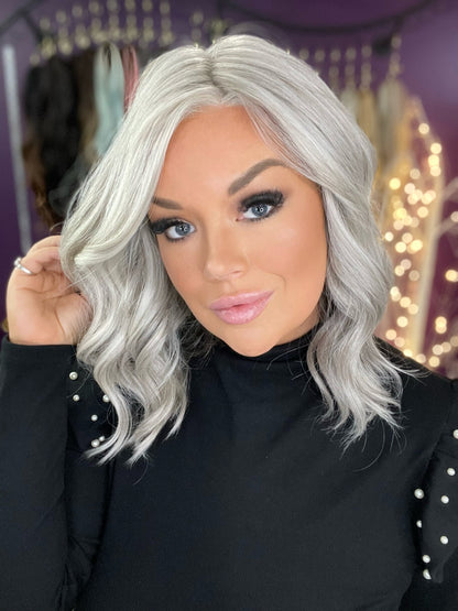 Billie Glamour Grey HT HS Platinum Luxury Wig Sample A Not Returnable LW3