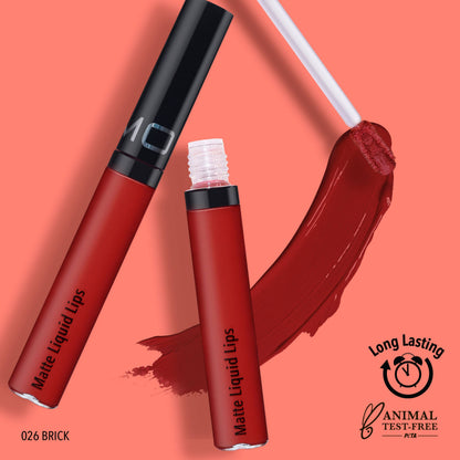 MOIRA Matte Liquid Lips 026 - Brick -L149 LW3