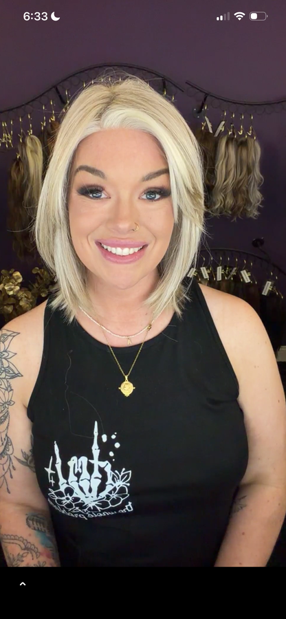 Gentle Nights MYSTERY UNTAGGED HS FULL MONO LUXURY WIG LW3-AC1
