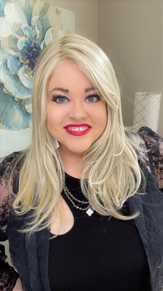 PRECISE PERFECTION CREAM SUGAR BLONDE  HS NWT Luxury Wig by SBS TN1-AC1