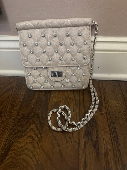 Cream & Bling Crossbody