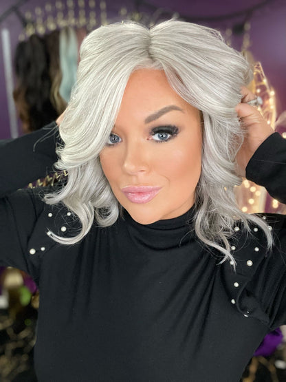 Billie Glamour Grey HT HS Platinum Luxury Wig Sample A Not Returnable LW3