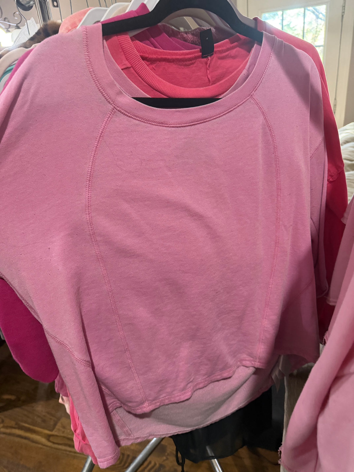 Pink Oversized Sweatshirt size M