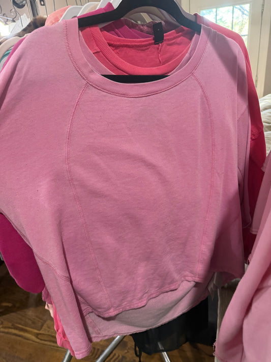 Pink Oversized Sweatshirt size M