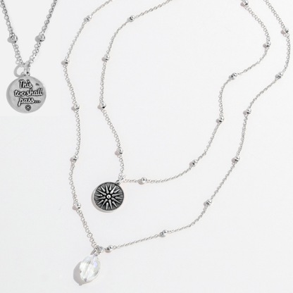 This Too Shall Pass Star Dainty Necklace