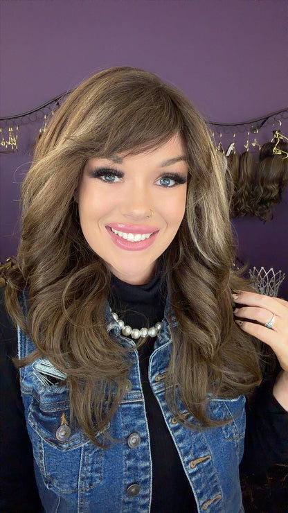 Sandy Milk Chocolate HS Crown Lace Machine Made NWOT Basic Wig LW3