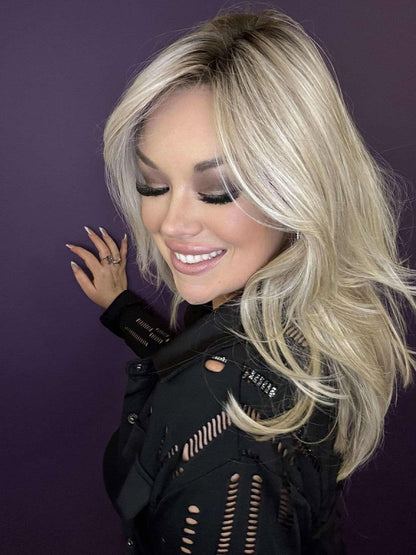 Layla Vanilla Frappe Blonde HS Comfort Luxury Wig LW3 AC1