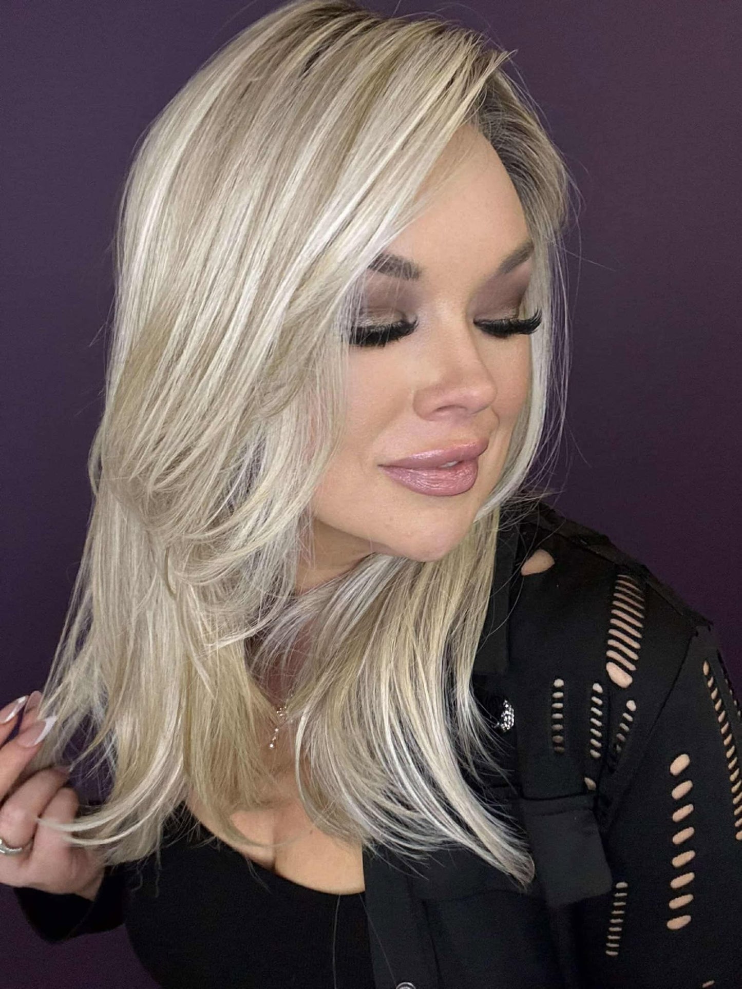 Layla Vanilla Frappe Blonde HS Comfort Luxury Wig LW3 AC1
