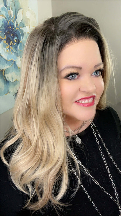 Ava Sugar Cookie Blonde Ascendant Luxury Wig LW3