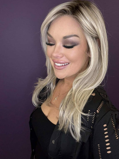 Layla Vanilla Frappe Blonde HS Comfort Luxury Wig LW3 AC1