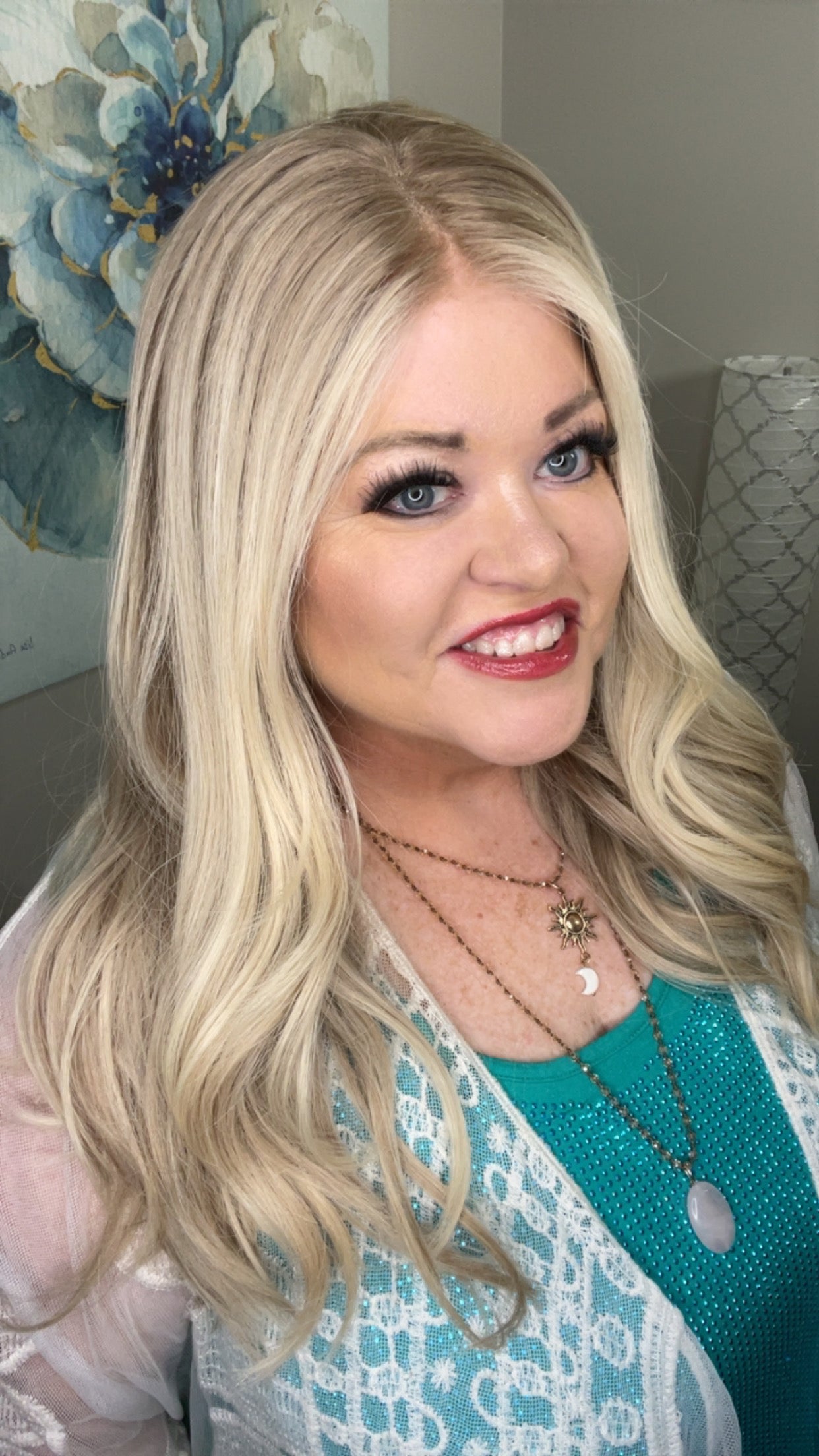 MIKAYLA HUMAN HAIR WIG 24" HAND TIED WITH GRIP LW3-AC1