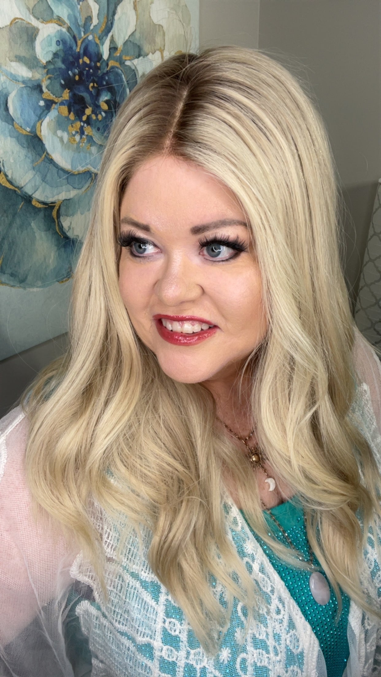 CHRISTY HUMAN HAIR WIG 28" WITH GRIP CAP LW3-AC1