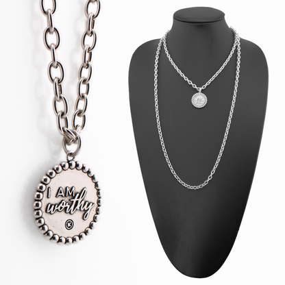 I Am Worthy Sun Essential Necklace