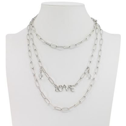 Love Long Chain Necklace