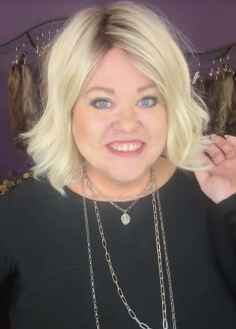 Starla Platinum Mist HS Luxury Ascendant Mono Luxury Wig LW3