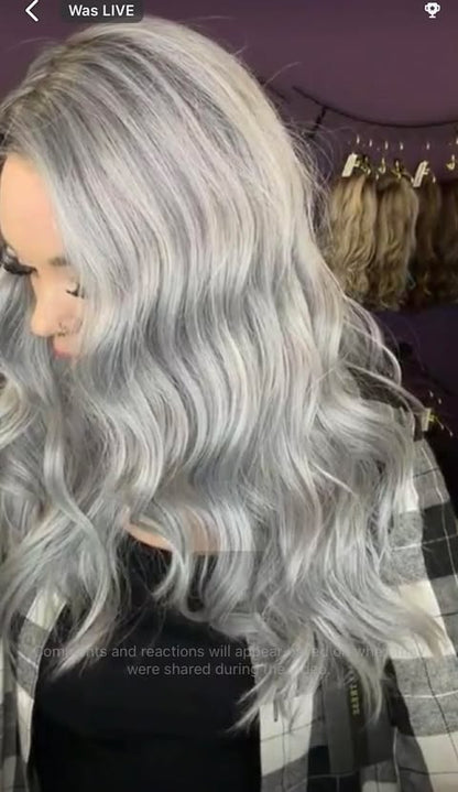 Maxwella 22 Graphite NWT HS Luxury Wig by Belle Tress LW3-AC1