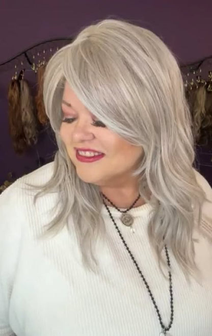 River Sterling Grey NWT HS Comfort Luxury Wig LW3-AC1
