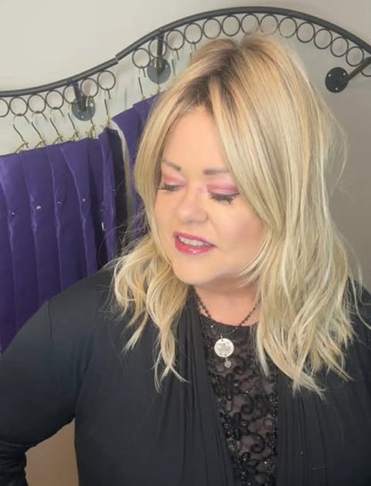 Cambridge Milkshake Blonde NWOT HS Luxury Wig BY BELLE TRESS LW3 GJ1