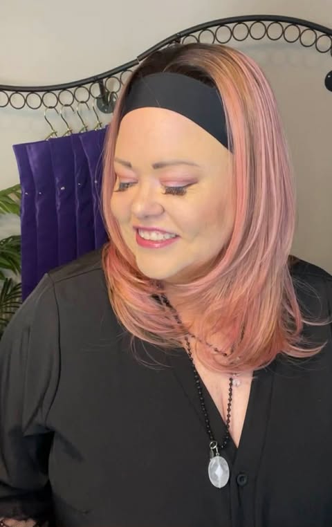 DUSTY ROSE DARLING HS BASIC HEADBAND WIG NWOT LW3-AC1