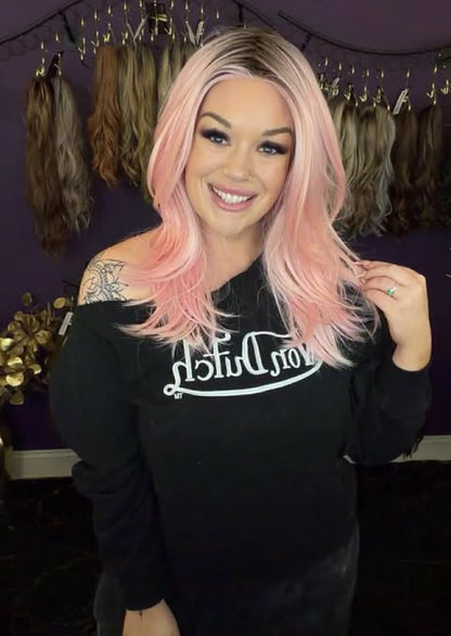 Draped In Power MYSTERY UNTAGGED PARTIAL MONO LUXURY WIG TN1 AC1