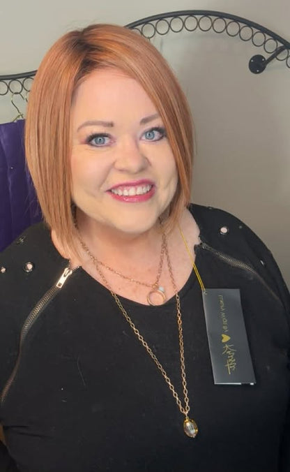 CAFE CHIC PUMPKIN PIE SPICE-R HS NWT Standard Luxury Wig LW3-AC1