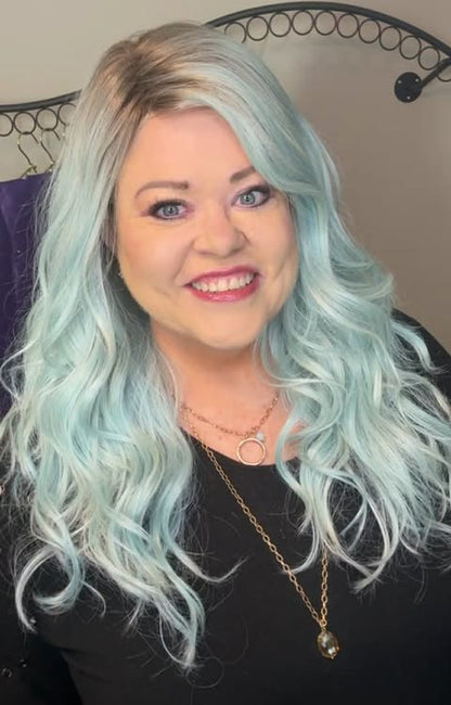 Brooklyn BLUE ISLAND SPLASH HS NWT Standard Luxury Wig LW3 HA1