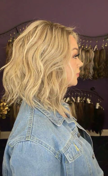 Jillian Glazed Blonde Extended Lace NWOT Luxury Wig LW3