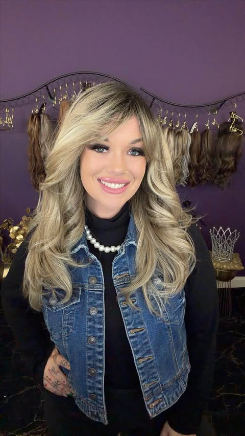 Sandy Foxy Ash Blonde HS Crown Lace Machine Made NWOT Basic Wig LW3