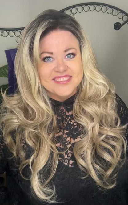 Simone Dark Ash Balayage HS  NWOT Basic Wig LW3