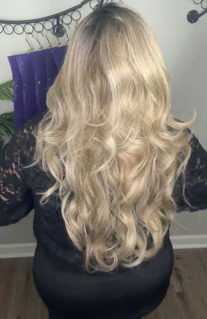 Simone Dark Ash Balayage HS  NWOT Basic Wig LW3
