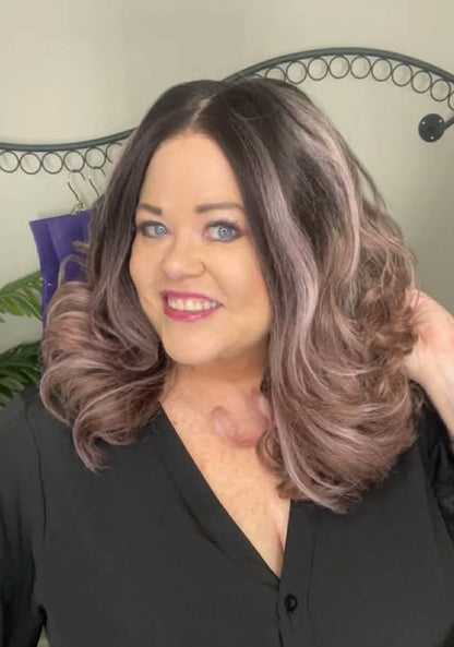 Bianca Mocha Rose  NWOT HS Basic Wig LW3