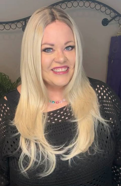BRINKLEY NATURAL BLONDE NWT HS BETTER THAN BASIC WIG LW3 AC1