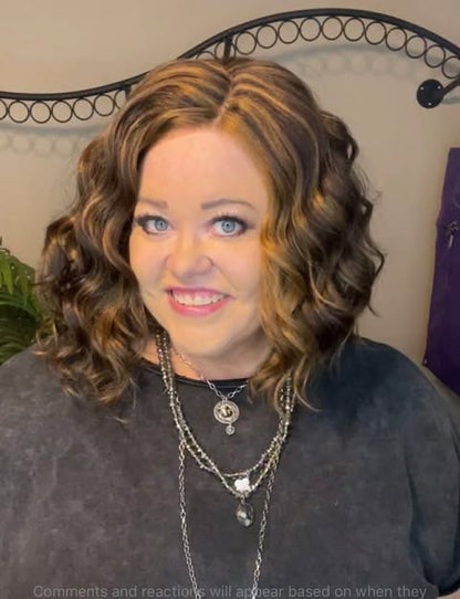 SAGE CARAMEL CHOCOLATE  HS NWOT BASIC WIG LW3