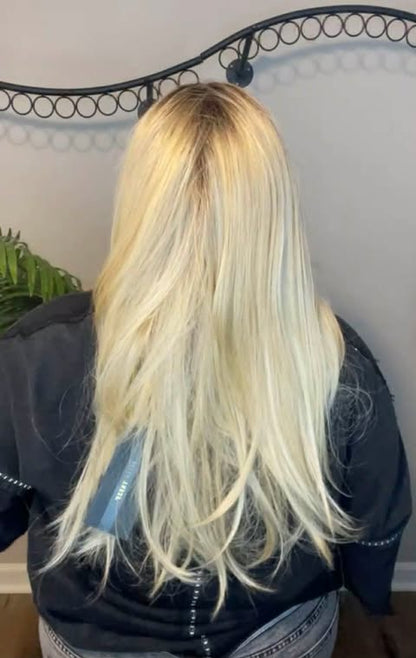 Dolce & Dolce 23 HONEY W/CHAI LATTE  HS HT NWT LUXURY  WIG BY BELLE TRESS LW3 AC1